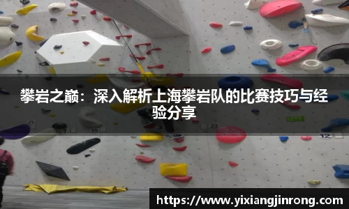 攀岩之巅：深入解析上海攀岩队的比赛技巧与经验分享